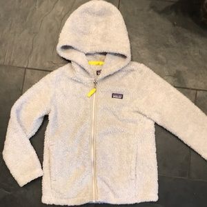 Patagonia Fleece hoody. Unisex size 7-8